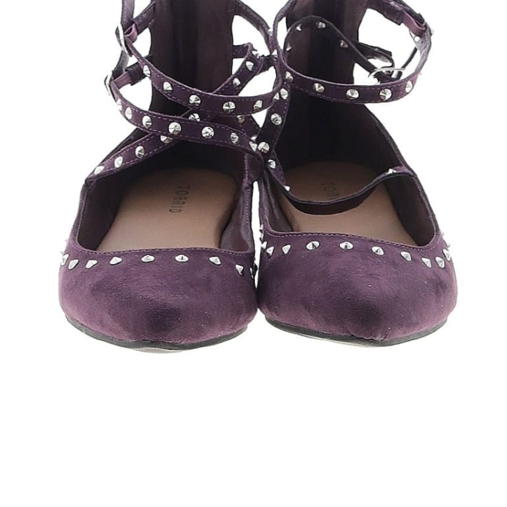 Torrid Purple Studded Flats